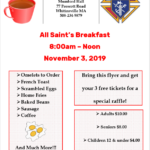 All Saint's Day Breakfast