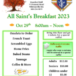 All Saints Breakfast 10/29 8-am-Noon