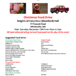 Christmas food drive